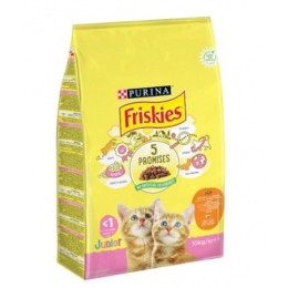 Friskies Junior száraz macskaeledel - csirkével, tejjel és hozzáadott zöldségekkel 10 kg- TÉLI ÁRZUHANÁS