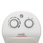 HOME FK1G ventilátoros fűtőtest, max. 2000 W, termosztát, 2 fokozat, 3 funkció, fehér/szürke színű- BEFŰTŐ AKCIÓ - 2. kép