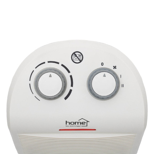 HOME FK1G ventilátoros fűtőtest, max. 2000 W, termosztát, 2 fokozat, 3 funkció, fehér/szürke színű- BEFŰTŐ AKCIÓ - 2. kép