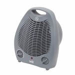 HOME FK1M ventilátoros fűtőtest, max. 2000 W, 2 fokozat, 3 funkció, termosztát, szürke színű- BEFŰTŐ AKCIÓ