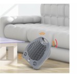 HOME FK1M ventilátoros fűtőtest, max. 2000 W, 2 fokozat, 3 funkció, termosztát, szürke színű- BEFŰTŐ AKCIÓ - 4. kép