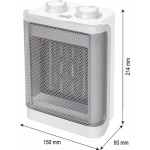 HOME FK50 kerámia fűtőtest, max. 1500 W, 2 fokozat, termosztát, 3 üzemmód, PTC fűtőelem- BEFŰTŐ AKCIÓ - 5. kép